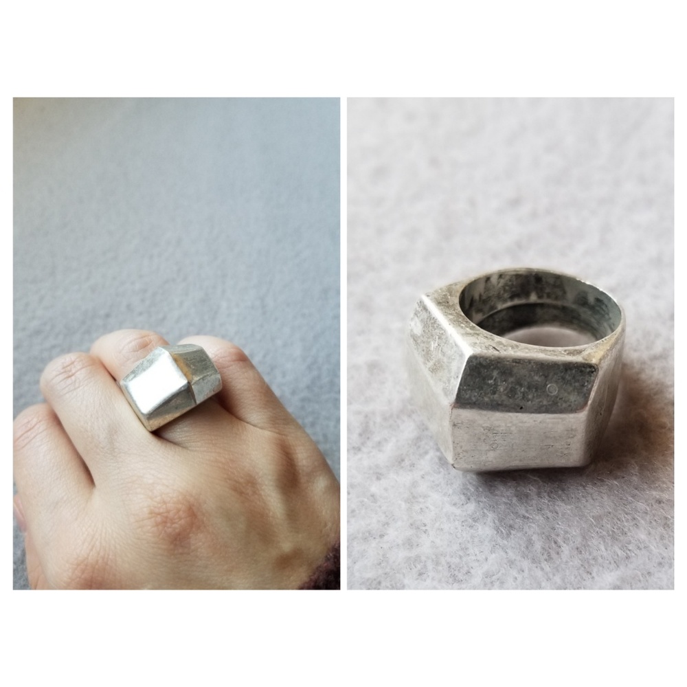 Metal Ring Size 6
